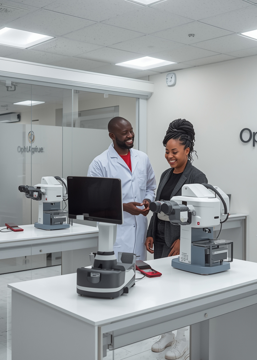 Lucid Origin A modern ophthalmology equipment showroom with br 2 (2)